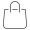 Odem Warenkorb Icon 2px Line Fin